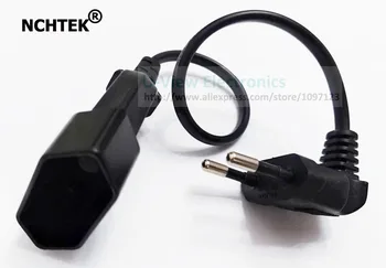 NCHTEK 90 Degree Angled European Round 2Pin Male to Female Plug EU Power Cable For UPS PDU About 30CM/Free shipping/10PCS
NCHTEK 90 Degree Angled European Round 2Pin Male to Female Plug EU Power Cable For UPS PDU About 30CM/Free shipping/10PCS