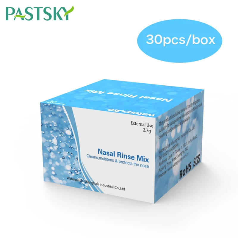 2.7g*30pcs/box Nasal Wash Salt Rinse Allergic Rhinitis Relief Nose Cavity Protector Irrigation for Adults Children Nose Cleaner
2.7g*30pcs/box Nasal Wash Salt Rinse Allergic Rhinitis Relief Nose Cavity Protector Irrigation for Adults Children Nose Cleaner