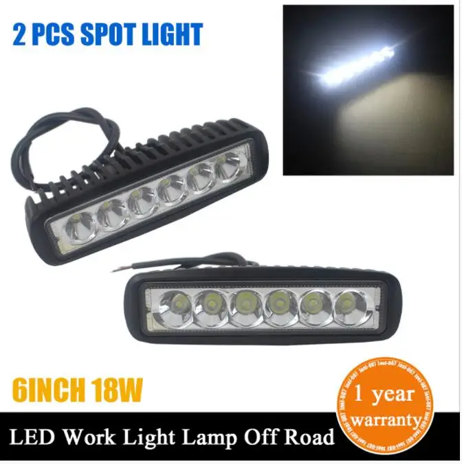 18w DRL LED Spot Flood Work Light Worklight 9-32V 4WD 12 volt led work lights for Off Road Vehicle SUV car trucks black Shell
18w DRL LED Spot Flood Work Light Worklight 9-32V 4WD 12 volt led work lights for Off Road Vehicle SUV car trucks black Shell