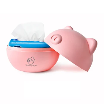 Environment-friendly Cute Pig Tissue Box Nordic Roll Paper Storage Box Round Shaped Tissue Container Towel Napkin Tissue Holder
Environment-friendly Cute Pig Tissue Box Nordic Roll Paper Storage Box Round Shaped Tissue Container Towel Napkin Tissue Holder