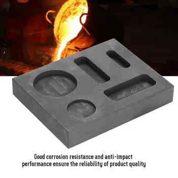 5 Grooves Graphite Crucible Ingot Mold Melting Casting Refining Scrap Combo Mold Jeweler Jewelry Earring Making Processing Tool
5 Grooves Graphite Crucible Ingot Mold Melting Casting Refining Scrap Combo Mold Jeweler Jewelry Earring Making Processing Tool