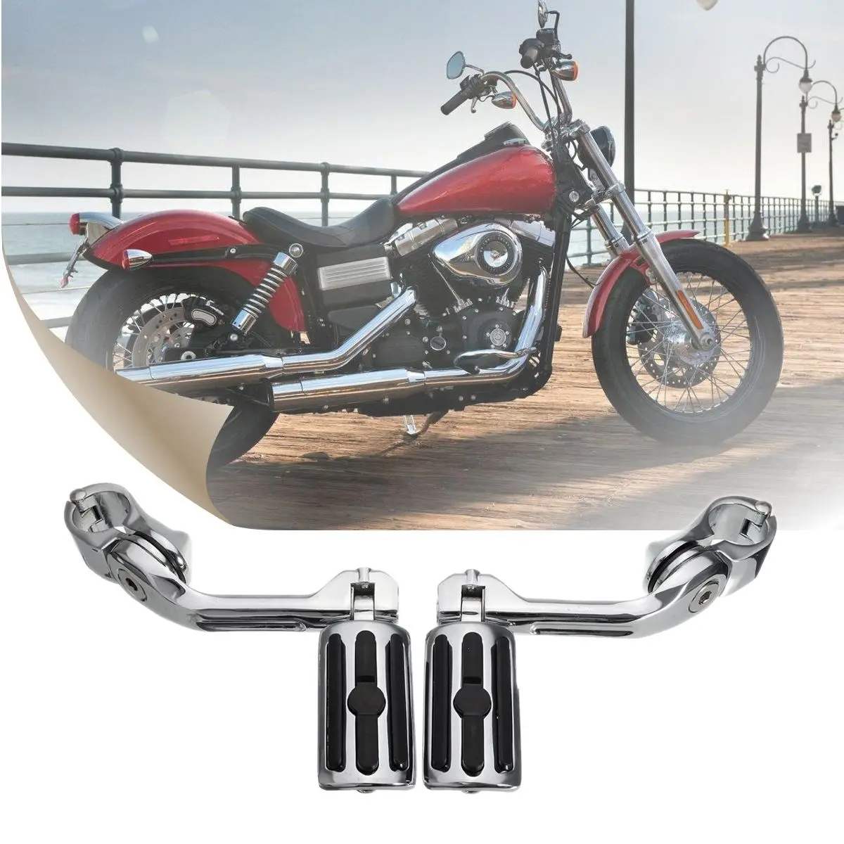 Pair 3.2cm Adjustable Pegs Pedals Long Foot Rests fit for 1.25 inch Engine Guard Davidson Electra Glide Road King Street Glide
Pair 3.2cm Adjustable Pegs Pedals Long Foot Rests fit for 1.25 inch Engine Guard Davidson Electra Glide Road King Street Glide