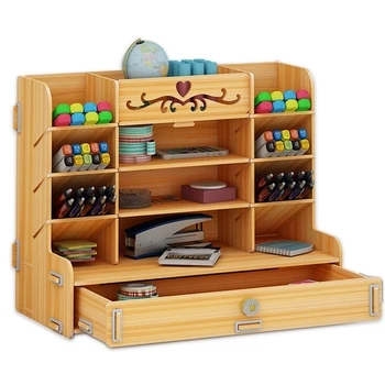 Ayane Creative pen container storage box small lattice office desktop shelf students home personality simple pen organizer
Ayane Creative pen container storage box small lattice office desktop shelf students home personality simple pen organizer