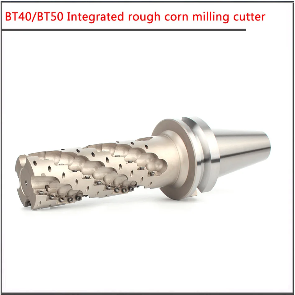 BT40 BT50 40 50 63 80 100mm Integrated rough corn milling cutter for APMT1604 High power cutting rough milling cutter bar
BT40 BT50 40 50 63 80 100mm Integrated rough corn milling cutter for APMT1604 High power cutting rough milling cutter bar