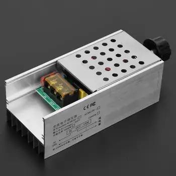Voltage Regulator 6000W 220V SCR AC Electronic Voltage Regulator Speed Control Dimming Thermostat with Shell
Voltage Regulator 6000W 220V SCR AC Electronic Voltage Regulator Speed Control Dimming Thermostat with Shell