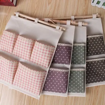 5 Pockets Cotton Linen wall Hanging Storage Bag Container Decor Pocket Cosmetic Toys home Organizer S85
5 Pockets Cotton Linen wall Hanging Storage Bag Container Decor Pocket Cosmetic Toys home Organizer S85