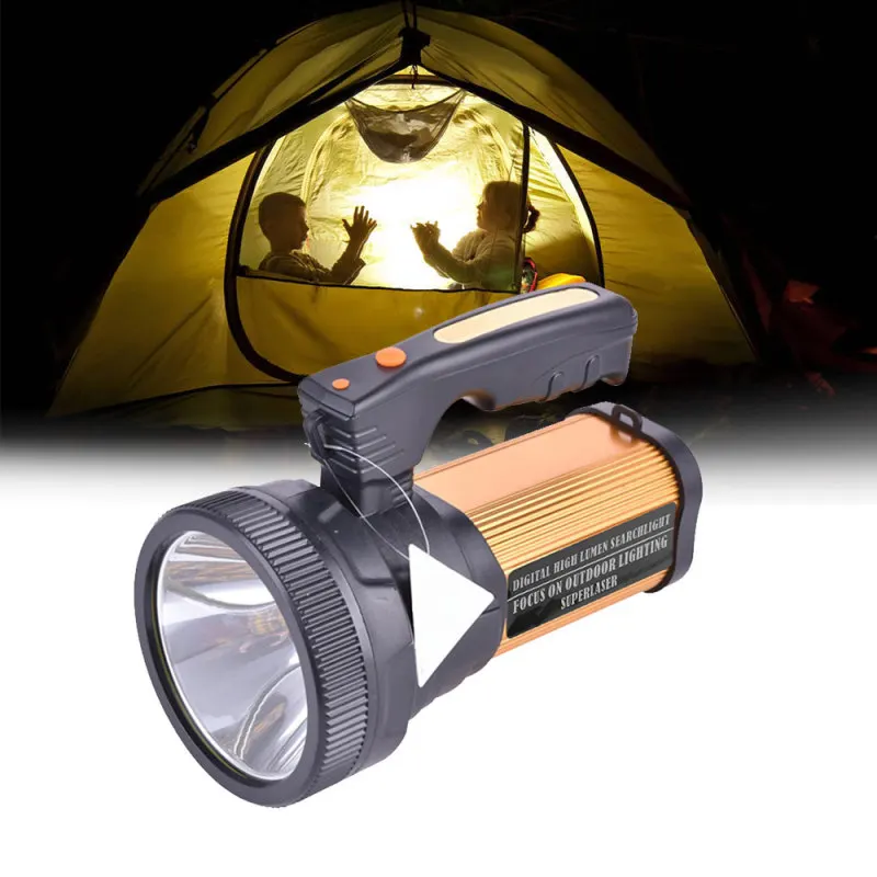 Ultra Bright Portable Spotlight LED Searchlight Flashlight USB Rechargeable with Battery 4400mAh Powerful Cree LED Camping Light
Ultra Bright Portable Spotlight LED Searchlight Flashlight USB Rechargeable with Battery 4400mAh Powerful Cree LED Camping Light
