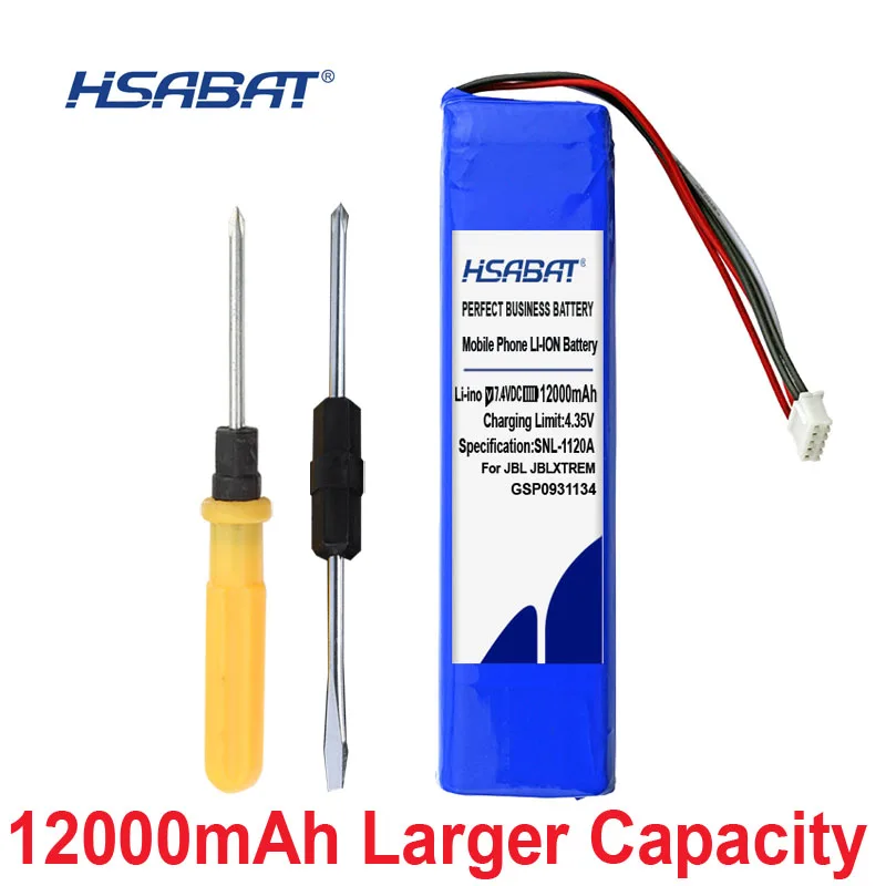 HSABAT 0 Cycle 12000mAh GSP0931134 Battery for JBL XTREME Xtreme Replacement Accumulator
HSABAT 0 Cycle 12000mAh GSP0931134 Battery for JBL XTREME Xtreme Replacement Accumulator