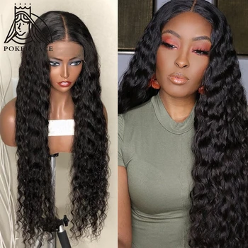 30 Inch Deep Wave 13X4 Lace Front Human Hair Wigs Plucked Hairline with Baby Hair Peruvian Water Curly Wig 4x4 Lace Closure Wig
30 Inch Deep Wave 13X4 Lace Front Human Hair Wigs Plucked Hairline with Baby Hair Peruvian Water Curly Wig 4x4 Lace Closure Wig