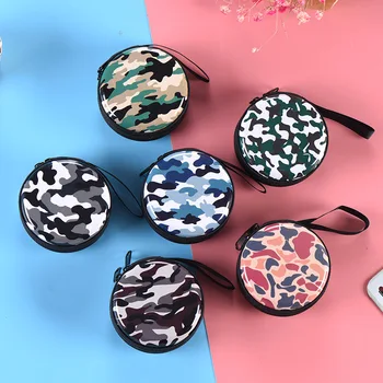 1 pc Unisex Small Coins Purse Zipper Round Earphone Headphone SD Card Coin Storage Box Bag Portable Camouflage Coin Wallet
1 pc Unisex Small Coins Purse Zipper Round Earphone Headphone SD Card Coin Storage Box Bag Portable Camouflage Coin Wallet