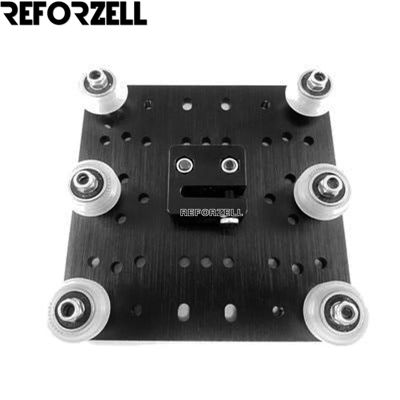 Reprap 3D Printer CNC C-Beam Gantry Plate - XLarge set v-wheel +TR8*8 anti backlash nut kit
Reprap 3D Printer CNC C-Beam Gantry Plate - XLarge set v-wheel +TR8*8 anti backlash nut kit