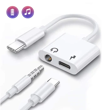 2 In 1 Headphone Adapter For Samsung Note 10 Plus Huawei P30pro Type C to 3.5mm Jack Earphone Splitter USBC Aux Converter Cable
2 In 1 Headphone Adapter For Samsung Note 10 Plus Huawei P30pro Type C to 3.5mm Jack Earphone Splitter USBC Aux Converter Cable