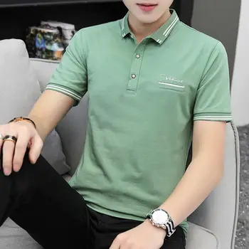 2019 New Summer Men Polo Shirt Men Business & Casual Solid Male Polo Shirt Short Sleeve Breathable Polo Cotton Shirts
2019 New Summer Men Polo Shirt Men Business & Casual Solid Male Polo Shirt Short Sleeve Breathable Polo Cotton Shirts