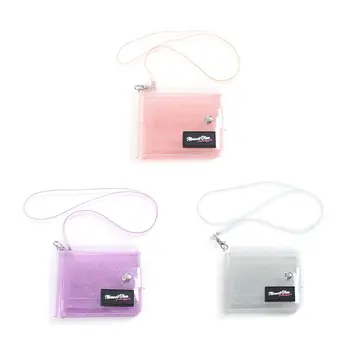 2020 New Transparent ID Card Holder PVC Folding Short Wallet Fashion Women Girl Glitter Business Cards Case Purse with Lanyard 
2020 New Transparent ID Card Holder PVC Folding Short Wallet Fashion Women Girl Glitter Business Cards Case Purse with Lanyard