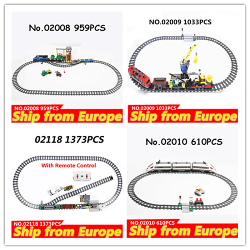 City train 02039 02010 02009 building blocks cargo rc train tracks station bricks Technic 42043 42009 3245 Christmas toy
City train 02039 02010 02009 building blocks cargo rc train tracks station bricks Technic 42043 42009 3245 Christmas toy