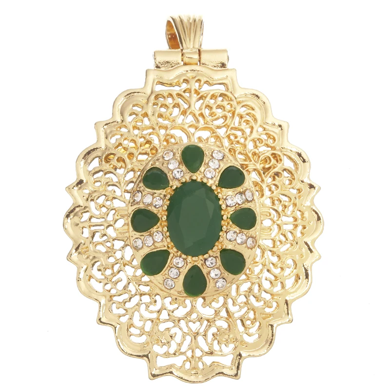 

New european-style fashion jewelry brooch with pendant double rhinestone delicate brooch