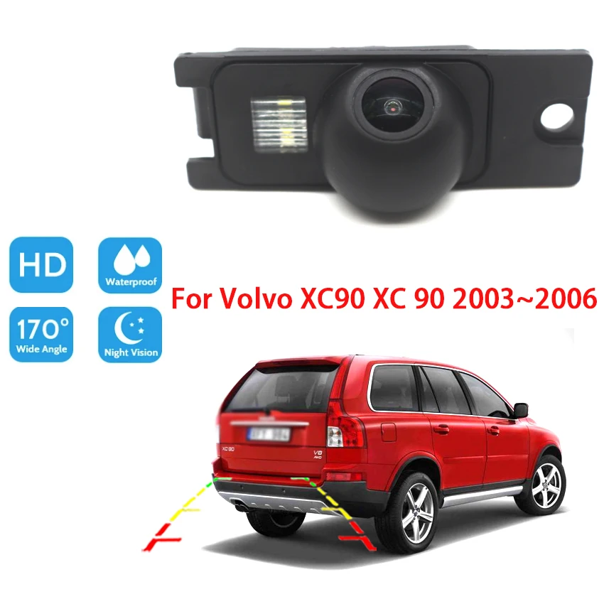 

Car Rear View Reverse Backup Parking Camera For Volvo XC90 XC 90 2003 2004 2005 2006 CCD Full HD Waterproof high quality RCA