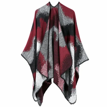 Poncho Front Open Color Block Casual Elegant Daily Women Cape Artificial Fleece Autumn Keep Warm Fashion Cloak Winter Wrap 
Poncho Front Open Color Block Casual Elegant Daily Women Cape Artificial Fleece Autumn Keep Warm Fashion Cloak Winter Wrap
