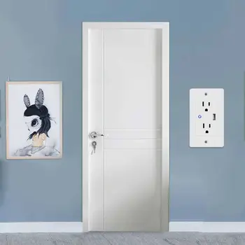 Smart WiFi Socket US In Wall Plug 2 Outlets 1 USB Timer Switch for Alexa/IFTTT Y1AD
Smart WiFi Socket US In Wall Plug 2 Outlets 1 USB Timer Switch for Alexa/IFTTT Y1AD