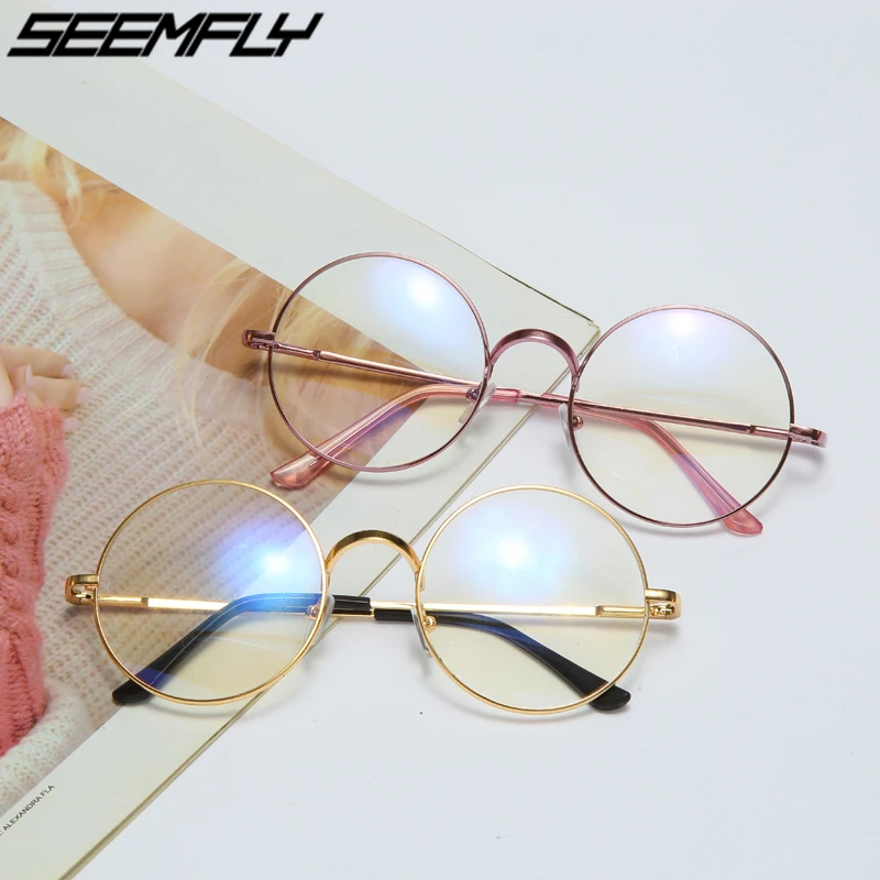 Seemfly Reading Glasses Anti Blue Light Computer Eyeglasses Women Men Vintage Round Optical Spectacle Reader Eyewear 0 To +4.0
Seemfly Reading Glasses Anti Blue Light Computer Eyeglasses Women Men Vintage Round Optical Spectacle Reader Eyewear 0 To +4.0
