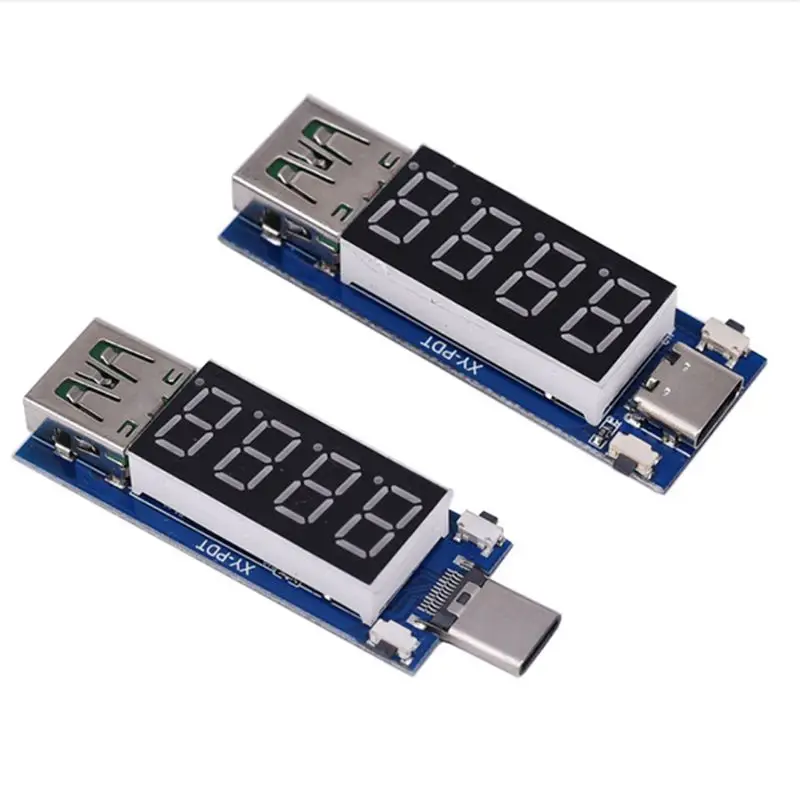 Quick Charger Type-C USB Voltage and Current Tester Detector Trigger Digital Voltmeter Ammeter Mobile Power Supply
Quick Charger Type-C USB Voltage and Current Tester Detector Trigger Digital Voltmeter Ammeter Mobile Power Supply
