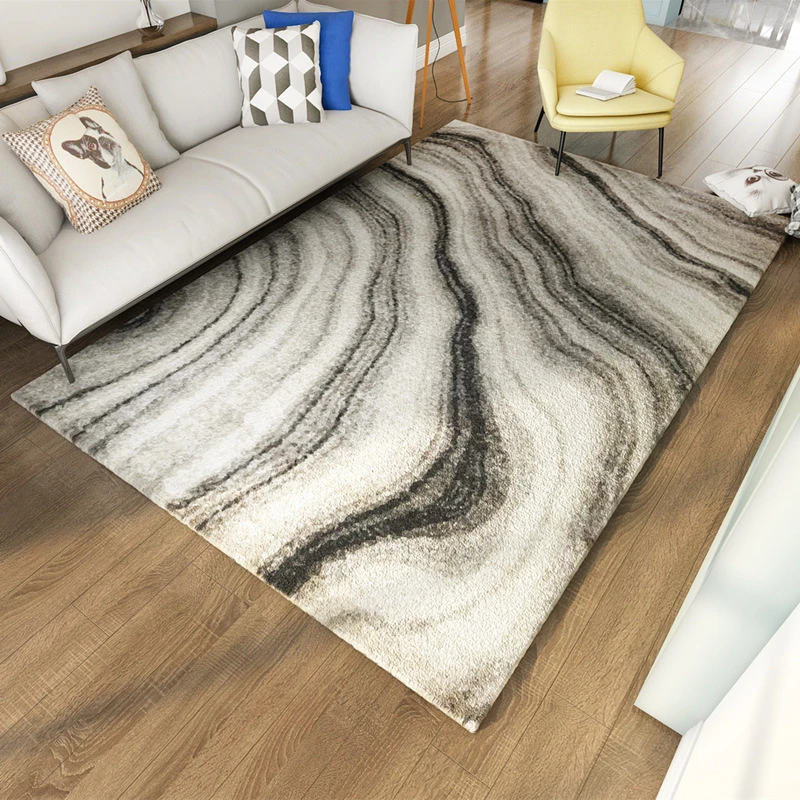 Nordic simple tea table living room carpet printing large children crawling mat can be customized
Nordic simple tea table living room carpet printing large children crawling mat can be customized