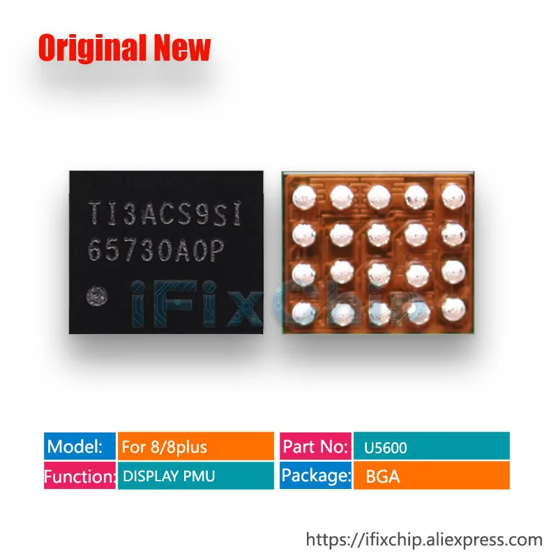 10pcs/lot 100% New U5600 For iphone 8 /8plus/8 plus Chestnut Display PMU IC Chip
10pcs/lot 100% New U5600 For iphone 8 /8plus/8 plus Chestnut Display PMU IC Chip