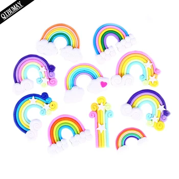 QIBU 10pcs Resin Rainbow Crafts Accessories Soft Clay Handcrafts DIY Sewing Decoration Resin Art For Bow Clothes DIY Crafts Bow
QIBU 10pcs Resin Rainbow Crafts Accessories Soft Clay Handcrafts DIY Sewing Decoration Resin Art For Bow Clothes DIY Crafts Bow