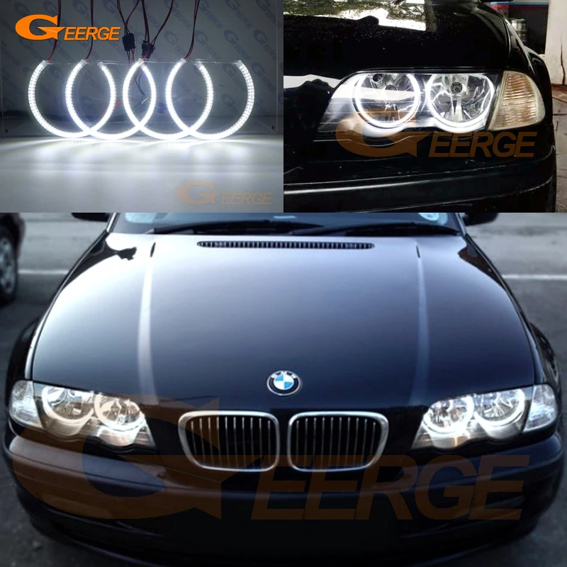 Для BMW E46 Sedan touring Wagon 1998 2005 ультра яркий SMD СВЕТОДИОДНЫЙ ангельские глазки набор