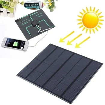 6V 3W USB Solar Battery Charger Panel For Mobile Phone Travel Battery Power Banks Outdoor Sunlight Energy Mini Power System DIY
6V 3W USB Solar Battery Charger Panel For Mobile Phone Travel Battery Power Banks Outdoor Sunlight Energy Mini Power System DIY