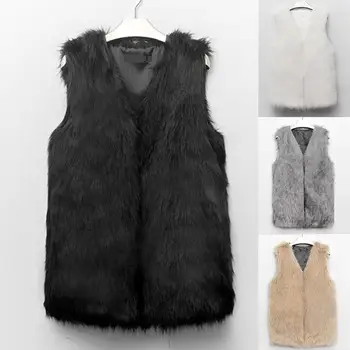 Casual Women Solid Color Sleeveless Faux Fur Warm Slim Plus Size Waistcoat Vest Basic High Quality Outdoor Winproof Streetwear
Casual Women Solid Color Sleeveless Faux Fur Warm Slim Plus Size Waistcoat Vest Basic High Quality Outdoor Winproof Streetwear