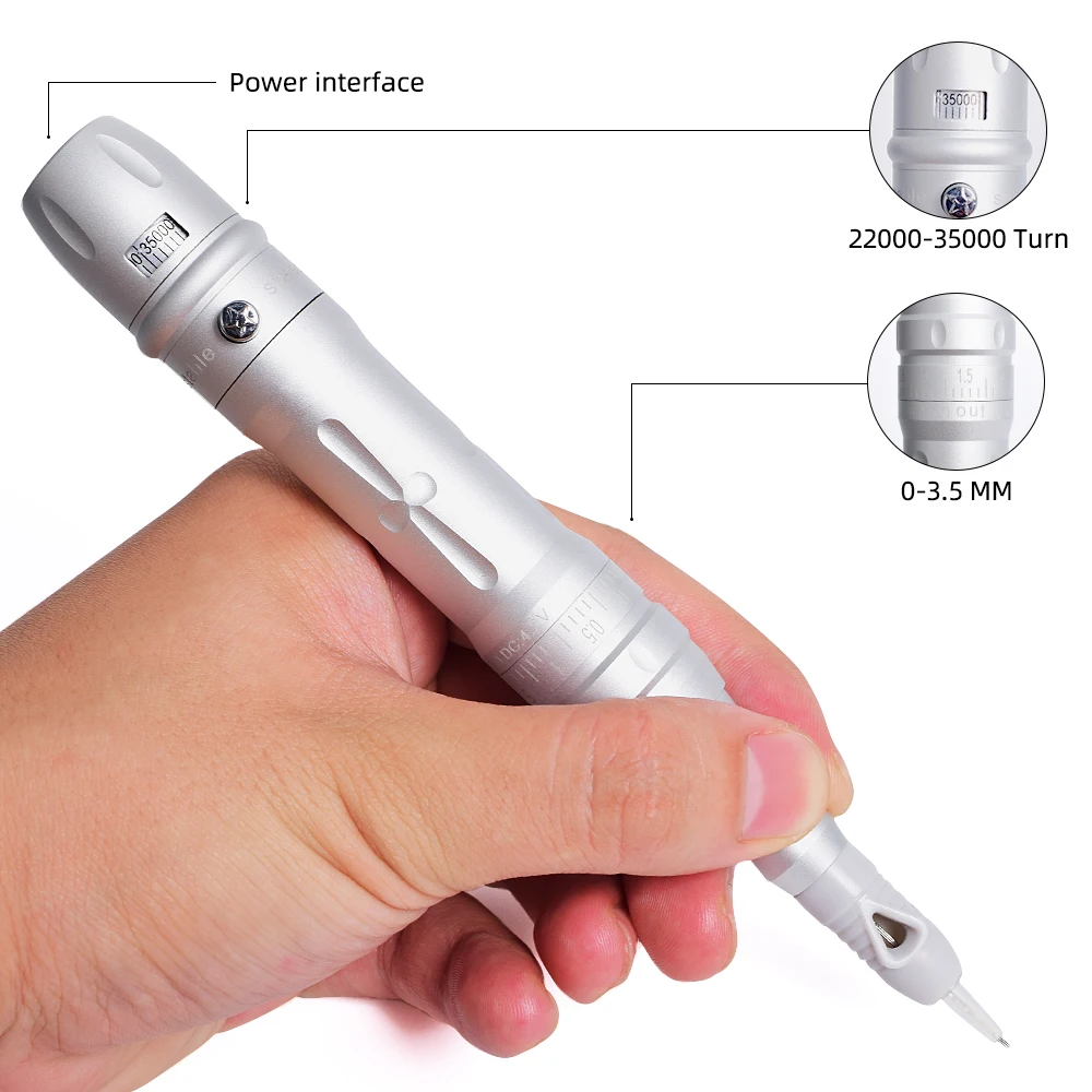 Portable Eyebrows Tattoo Kit Machine Wireless Permanent Make up Gun Pen Rechargeable Rotary Tattoo Supplies Coil
Portable Eyebrows Tattoo Kit Machine Wireless Permanent Make up Gun Pen Rechargeable Rotary Tattoo Supplies Coil