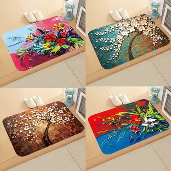 Fleece Doormat 40x60cm Welcome Home Rectangle Anti-slip Carpet Rug Bedroom Entrance Floor Mats Flower Tree Pattern Decor
Fleece Doormat 40x60cm Welcome Home Rectangle Anti-slip Carpet Rug Bedroom Entrance Floor Mats Flower Tree Pattern Decor