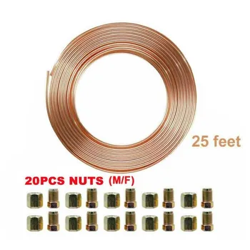 2020 new Copper Steel Nickel Brake Line Pipe Anti-rust With Tube Nuts 
2020 new Copper Steel Nickel Brake Line Pipe Anti-rust With Tube Nuts