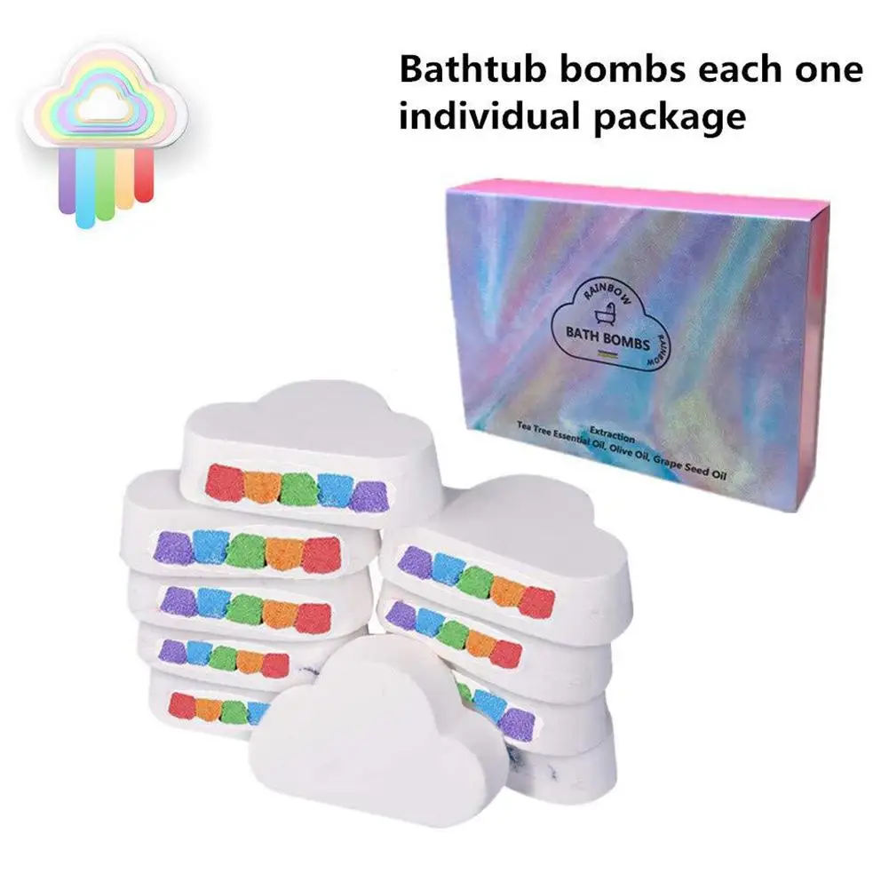 Dropship Retail Box Natural Skin Care Cloud Rainbow Bath Salt Exfoliating Moisturizing Bubble Bath Bombs Ball
Dropship Retail Box Natural Skin Care Cloud Rainbow Bath Salt Exfoliating Moisturizing Bubble Bath Bombs Ball