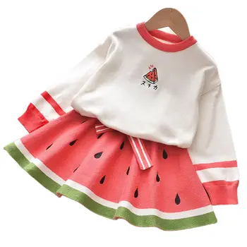 Girls Dress 2020 Autumn Winter Fruits Pattern Dress Long Sleeve Girls Clothes Top Coat+ Tutu Dress Sweater Knitwear Girl Suits
Girls Dress 2020 Autumn Winter Fruits Pattern Dress Long Sleeve Girls Clothes Top Coat+ Tutu Dress Sweater Knitwear Girl Suits