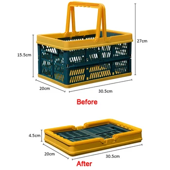 Foldtable Large Capacity Shopping Basket Multi-Functional Miscellaneous Storage Container Portable Travel Camping Organizer
Foldtable Large Capacity Shopping Basket Multi-Functional Miscellaneous Storage Container Portable Travel Camping Organizer