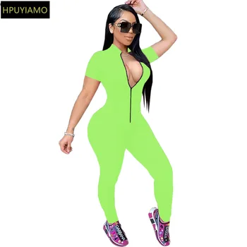 HPUYIAMO Active Wear Zipper Up Solid Women Short Sleeve Moto Biker Sports Jumpsuit One Piece Romper Overalls Playsuit
HPUYIAMO Active Wear Zipper Up Solid Women Short Sleeve Moto Biker Sports Jumpsuit One Piece Romper Overalls Playsuit