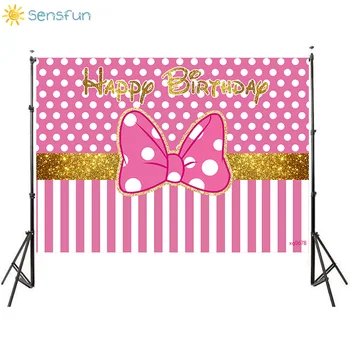 Sensfun Pink Girl Birthday Party Backdrop Pink Polka Dot Bow Baby Shower Photo Background Newborn Photography Props Vinyl Banner
Sensfun Pink Girl Birthday Party Backdrop Pink Polka Dot Bow Baby Shower Photo Background Newborn Photography Props Vinyl Banner