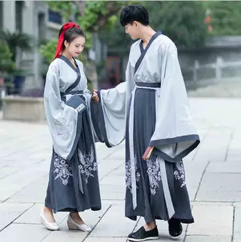 Plus Size 2XL Men/ Women Hanfu Blue Ancient Chinese Traditional Clothing Fantasia Adult Halloween Costume Fancy Dress For Couple 
Plus Size 2XL Men/ Women Hanfu Blue Ancient Chinese Traditional Clothing Fantasia Adult Halloween Costume Fancy Dress For Couple