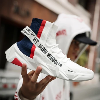New men's high-top sports shoes outdoor running flying woven white casual shoes jogging comfortable breathable fashion light
New men's high-top sports shoes outdoor running flying woven white casual shoes jogging comfortable breathable fashion light
