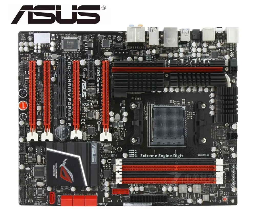 Фото ASUS Crosshair V Formula оригинальная материнская плата C5F сокет AM3 DDR3 USB2.0 - купить