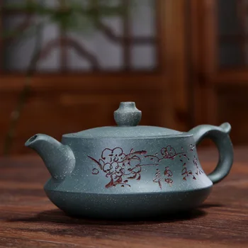 Yixing Purple Clay Mine Green Mud Hand-carved Tea Pot Creative Carved Orchids Teapot Office Table Water Pot Kettle Teaware Gift
Yixing Purple Clay Mine Green Mud Hand-carved Tea Pot Creative Carved Orchids Teapot Office Table Water Pot Kettle Teaware Gift