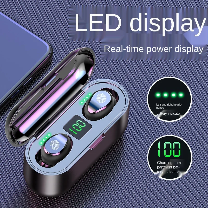 Bluetooth digital display touch Wireless TWS5.0 dual Bluetooth portable charging headset LED digital battery display Smart touch
Bluetooth digital display touch Wireless TWS5.0 dual Bluetooth portable charging headset LED digital battery display Smart touch