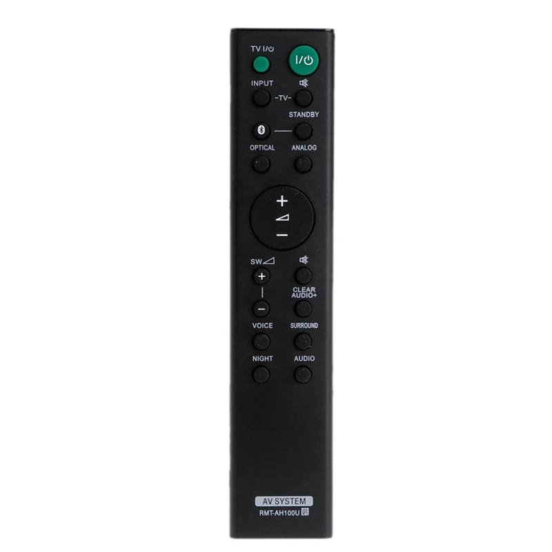 Hot Rmt-Ah100U Remote Control Replace for Sony Audio System Soundbar Bluetooth Av Ht-Ct180 Sa-Ct180 Television Replacement
Hot Rmt-Ah100U Remote Control Replace for Sony Audio System Soundbar Bluetooth Av Ht-Ct180 Sa-Ct180 Television Replacement