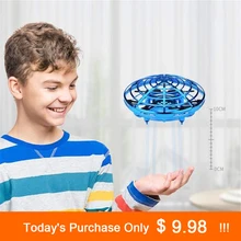 Anti-Tabrakan Terbang Helikopter Tangan Sihir UFO Bola Pesawat Penginderaan Mini Induksi Drone Anak-anak Listrik Mainan Elektronik(China)