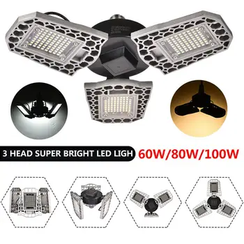 AUGKUN LED Garage Light Deformable LED Garage Ceiling Light Super Bright Garage Lighting For Shop Garage Workshop Barn Warehouse
AUGKUN LED Garage Light Deformable LED Garage Ceiling Light Super Bright Garage Lighting For Shop Garage Workshop Barn Warehouse