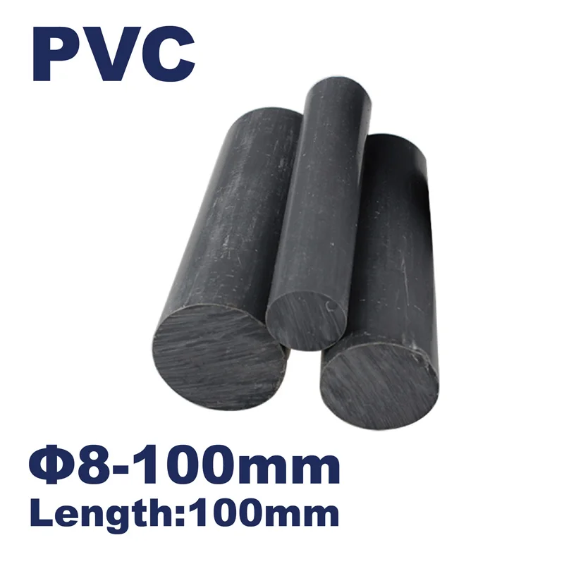Black plastic PVC round rod bar engineering tools diameter 8mm to 100mm length 100mm
Black plastic PVC round rod bar engineering tools diameter 8mm to 100mm length 100mm