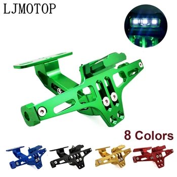 Motorcycle License Plate Frame Holder Adjustable Angle + LED Light CNC For Kawasaki ZX7R ZX9 Ninja GPZ500 Ninja EX500 Ninja 650R
Motorcycle License Plate Frame Holder Adjustable Angle + LED Light CNC For Kawasaki ZX7R ZX9 Ninja GPZ500 Ninja EX500 Ninja 650R