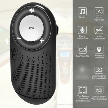 Wireless Car Music Receiver Handsfree Speakerphone Multipoint Sun Visor Speaker MP3 Music Player For Phone
Wireless Car Music Receiver Handsfree Speakerphone Multipoint Sun Visor Speaker MP3 Music Player For Phone